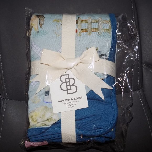 LITTLE BUM BUMS LBB HE-I-E-I-O BUM BUM BLANKET